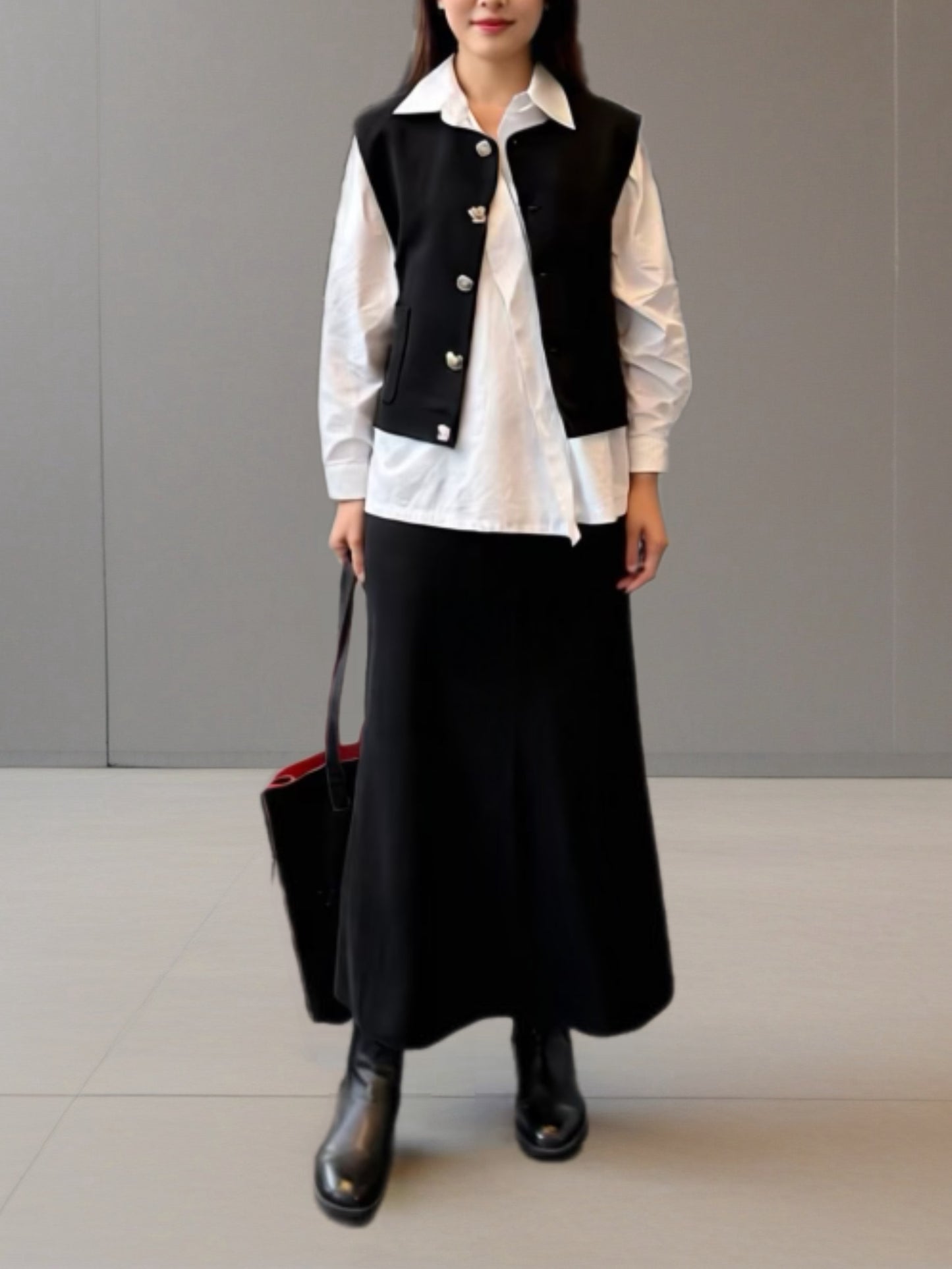 高質感H型短背心