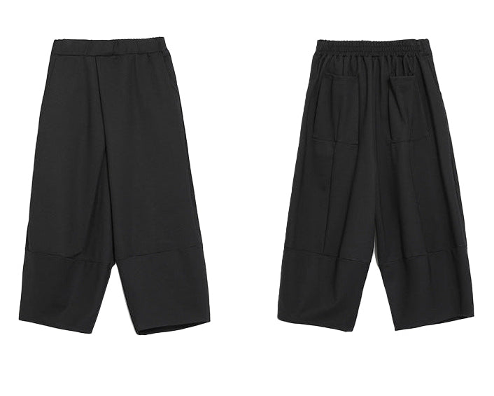 立體剪裁設計款七分潮褲8767