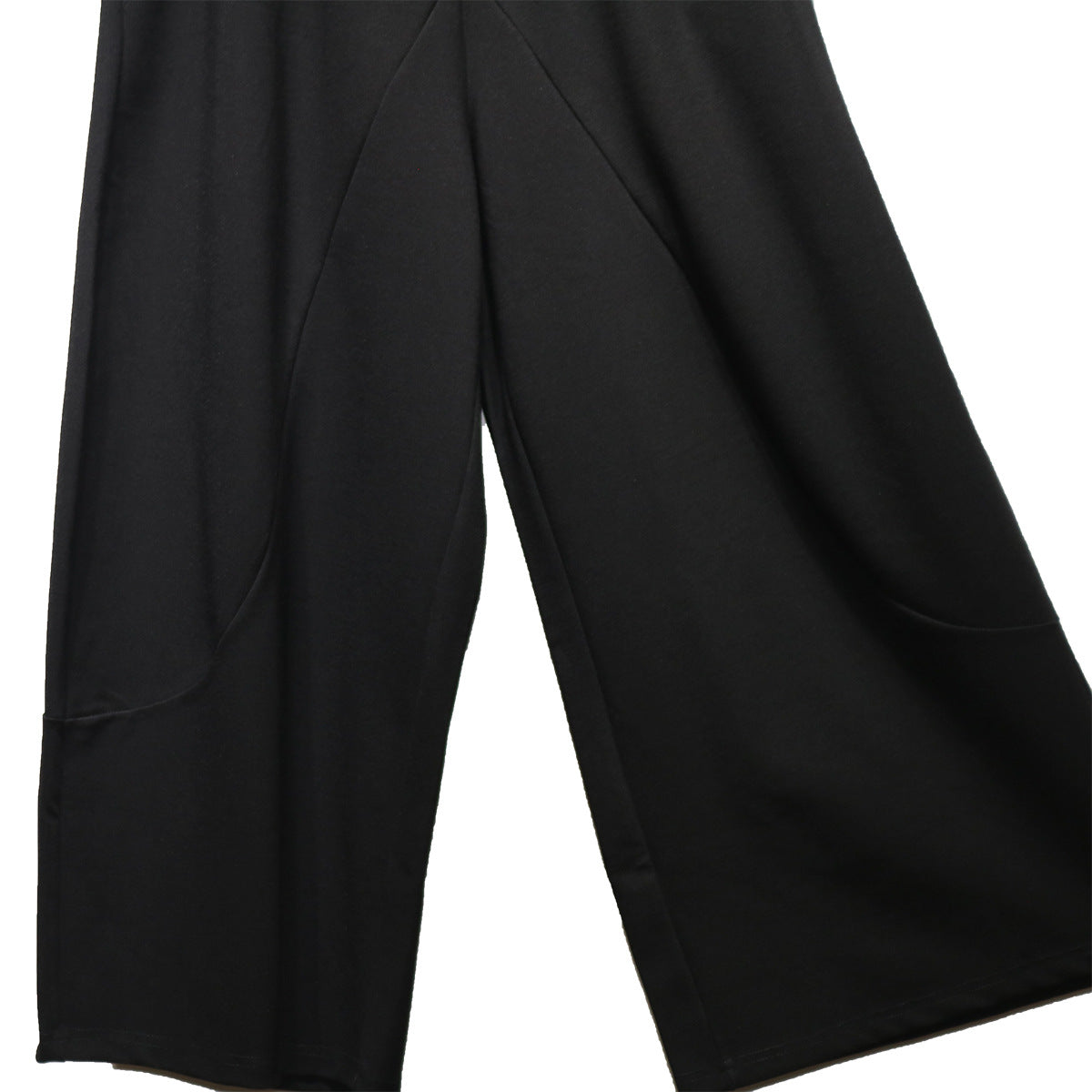 設計感寬直筒九分褲