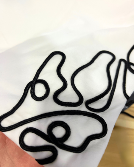 皮卡索藝術立體線剪裁寬版上衣