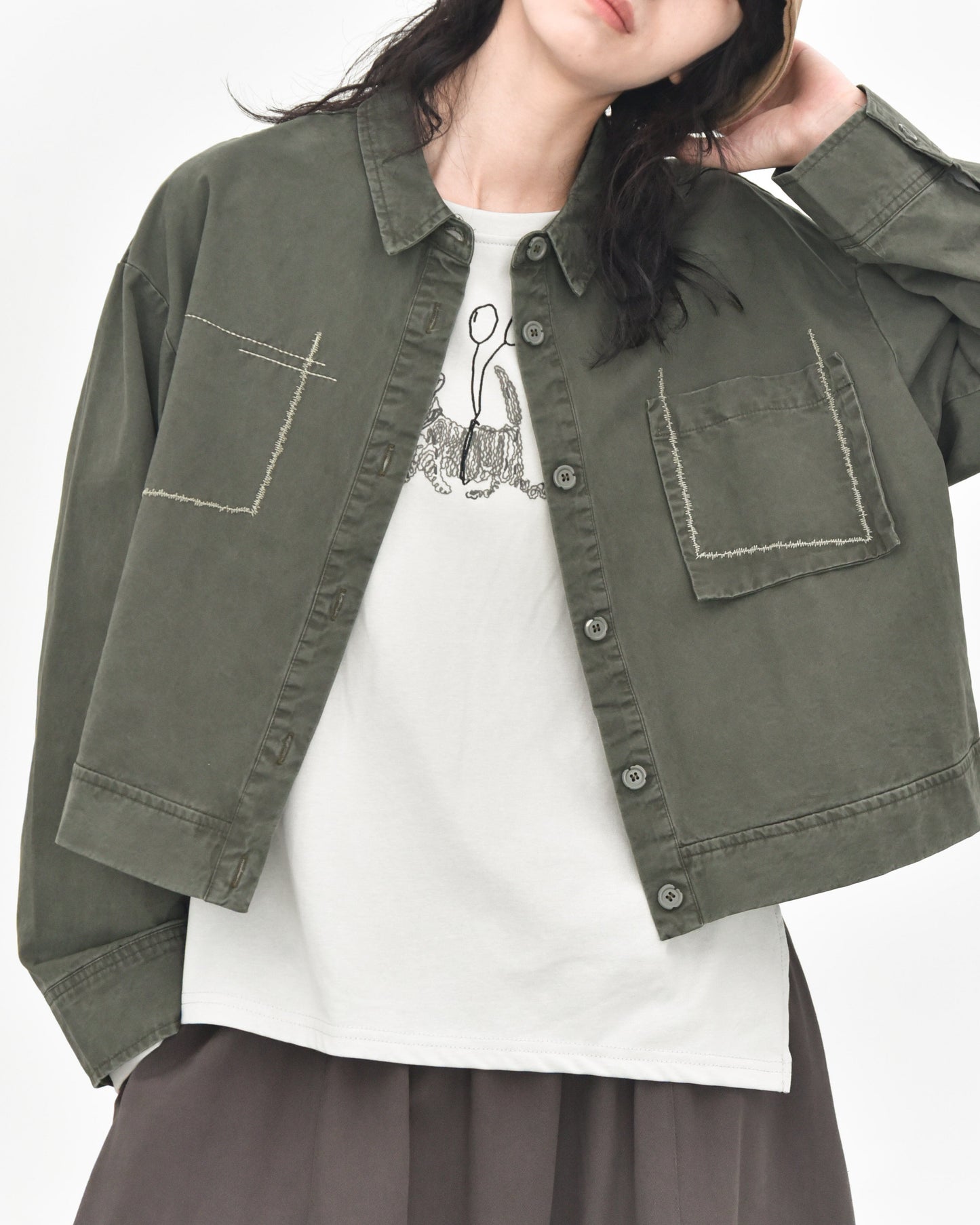設計款解構口袋帥氣薄外套