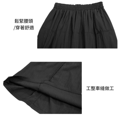 2026春夏高腰設計款顯瘦口袋A字裙