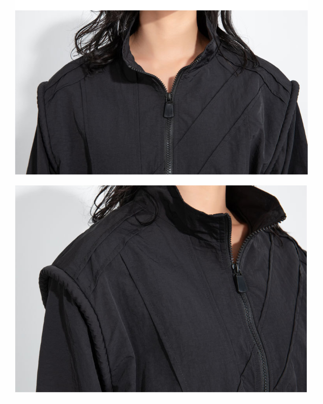 酷又甜包繩肩設計款短夾克