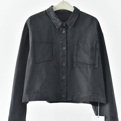 設計款解構口袋帥氣薄外套