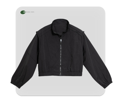 酷又甜包繩肩設計款短夾克