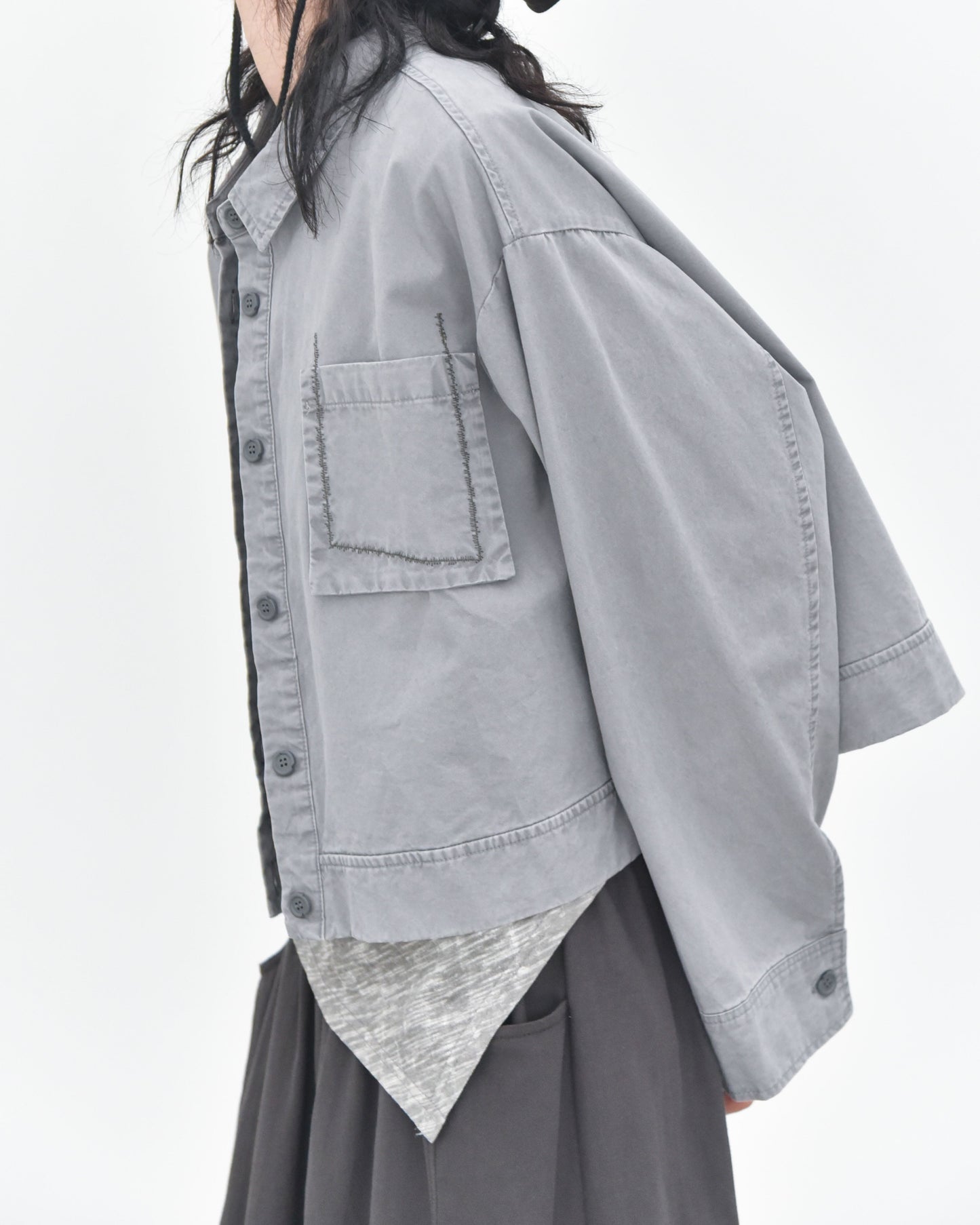 設計款解構口袋帥氣薄外套
