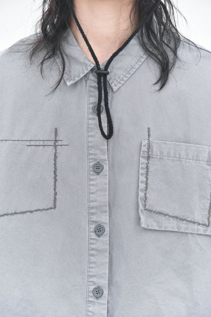 設計款解構口袋帥氣薄外套