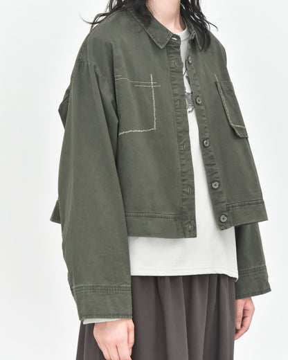 設計款解構口袋帥氣薄外套