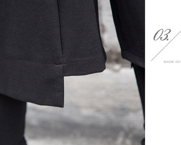 秋季直筒造型大口袋七分褲1010