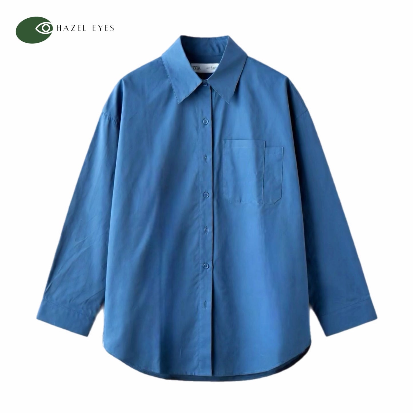 法式設計感風衣型造型襯衫