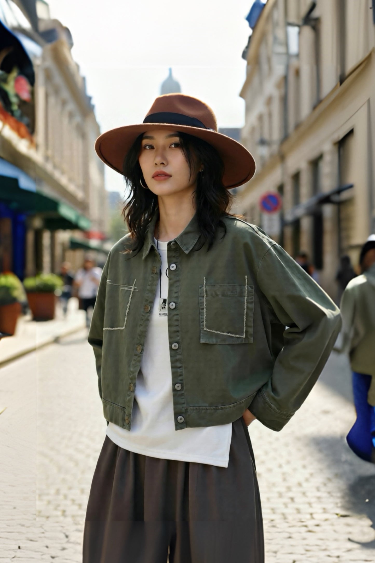 設計款解構口袋帥氣薄外套