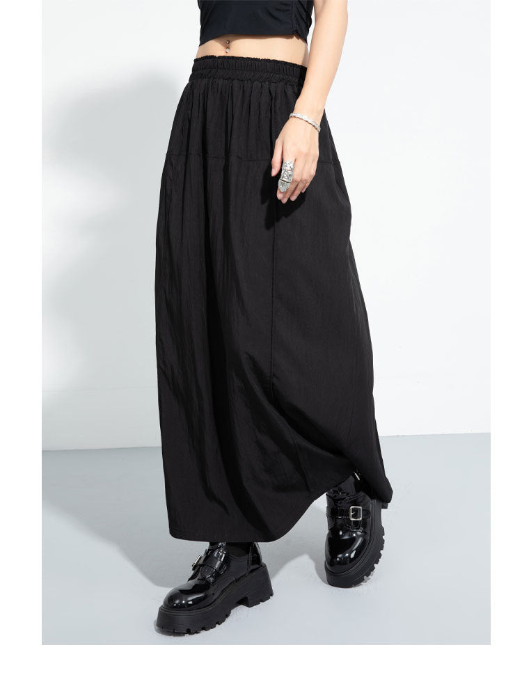 2026春夏高腰設計款顯瘦口袋A字裙