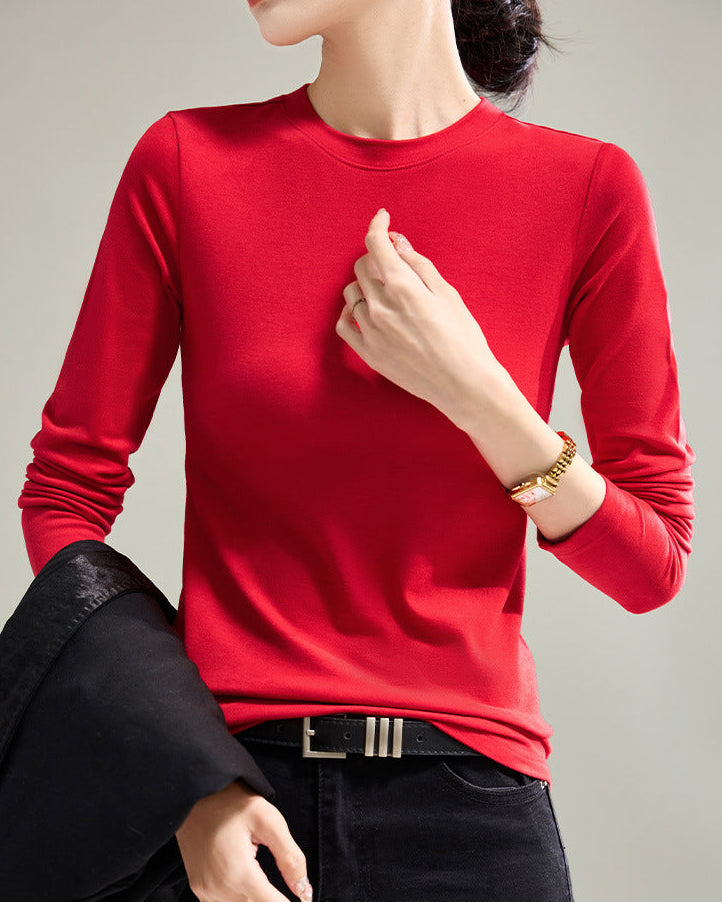 天絲羊毛＿小高領款97