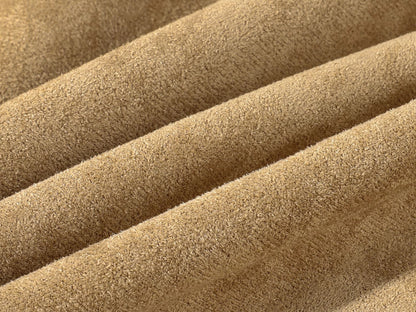 年輕感鹿皮絨英倫復古短夾克