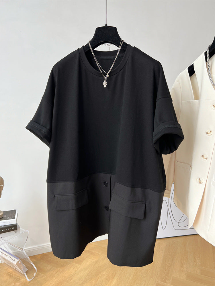 設計款｜西裝下擺設計款造型Ｔ恤