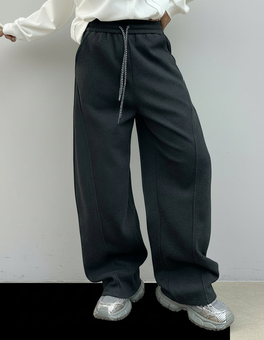 韓版冬季加厚加絨保暖休閒褲