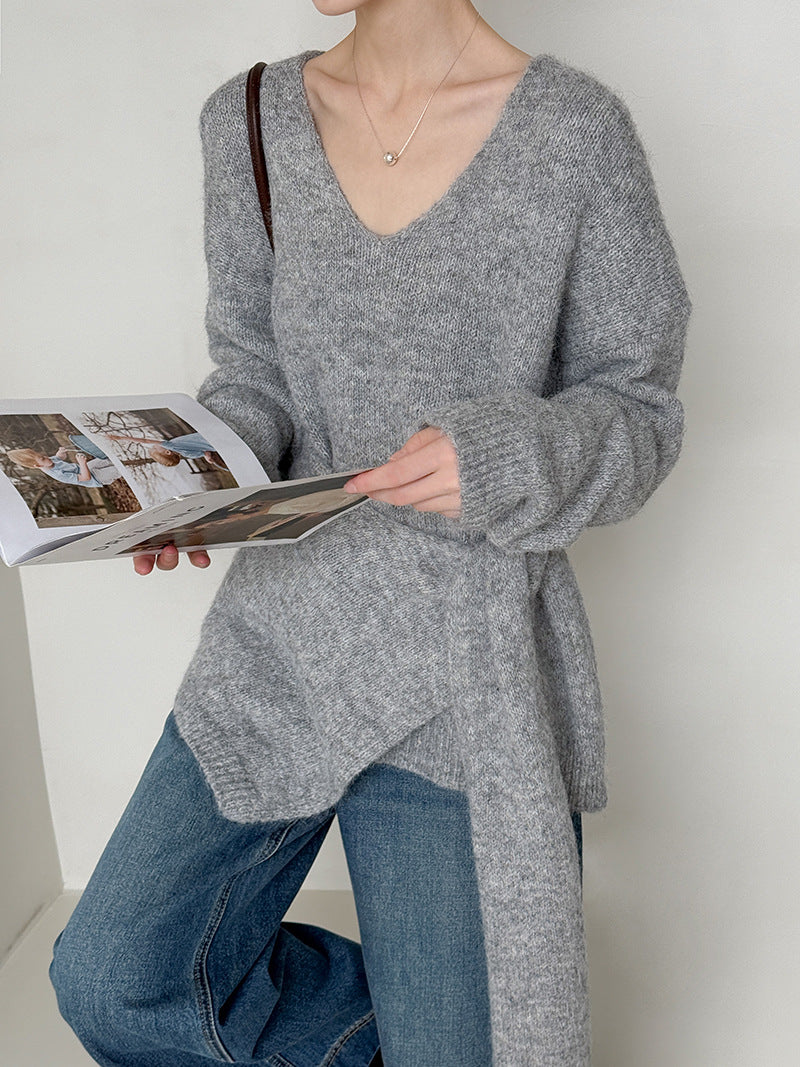 溫柔感！小姐姐毛衣＋海軍披肩（含羊毛8802）