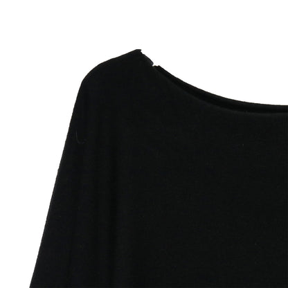 法式慵懶蝙蝠袖船型領大寬T恤