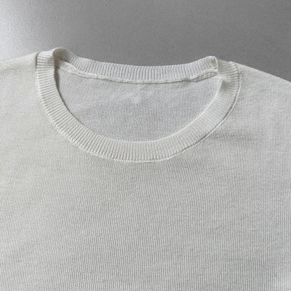 秋冬新款/圓領百搭包色薄毛衣-四色