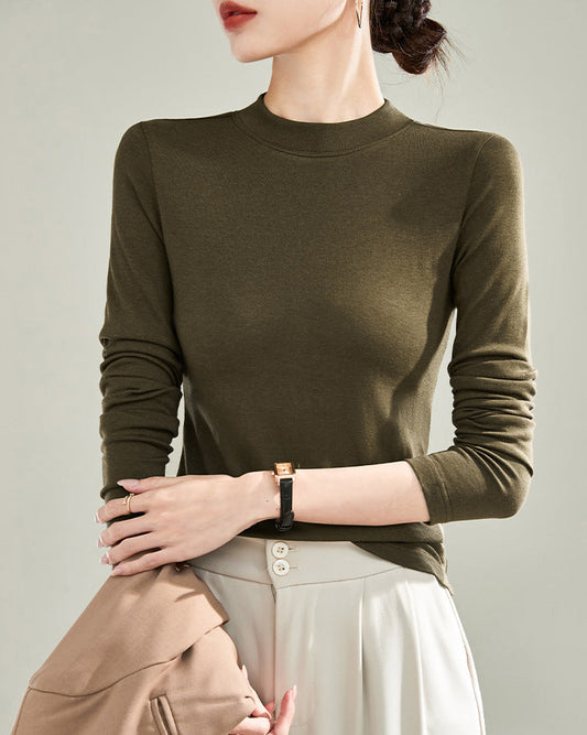 科技德絨＿小高領薄款72