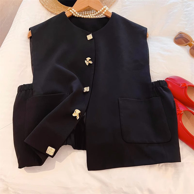 高質感Ｈ型短背心