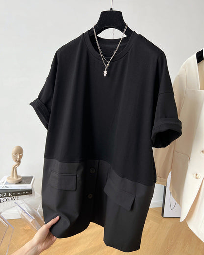 設計款｜西裝下擺設計款造型Ｔ恤