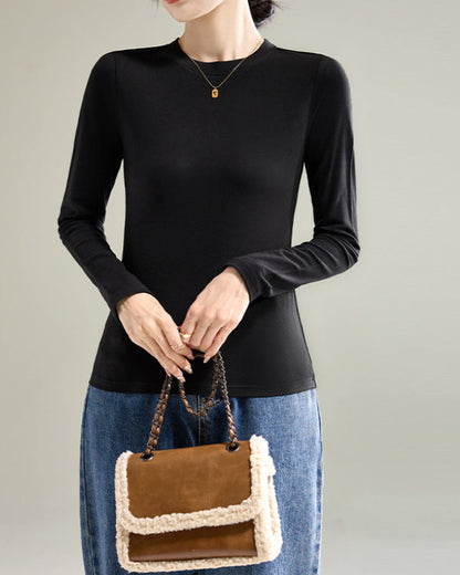 醋酸羊毛＿圓包領96