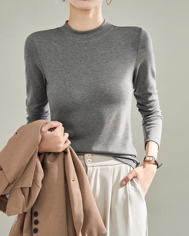 科技德絨＿小高領薄款72