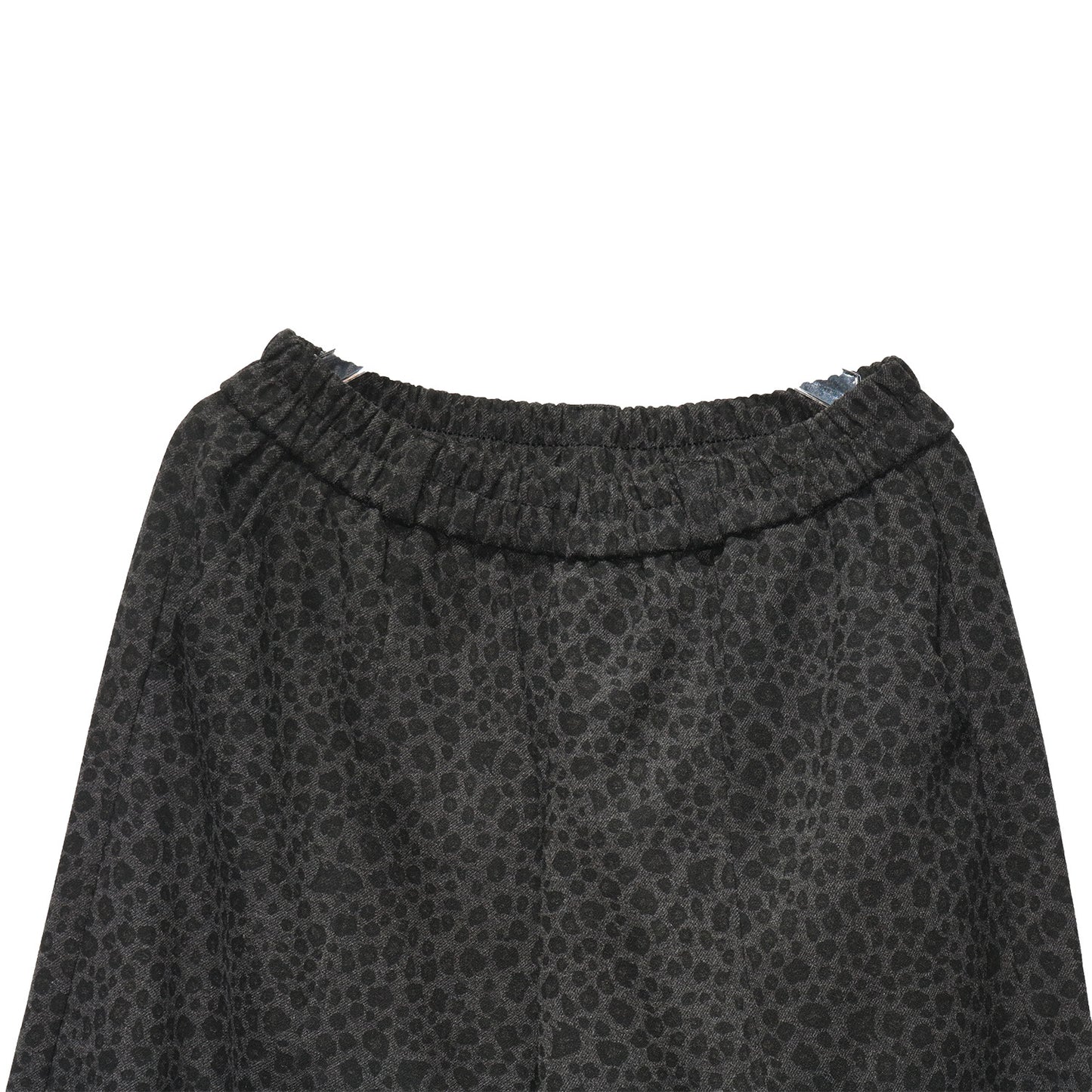 街頭風小豹紋垂墜寬褲