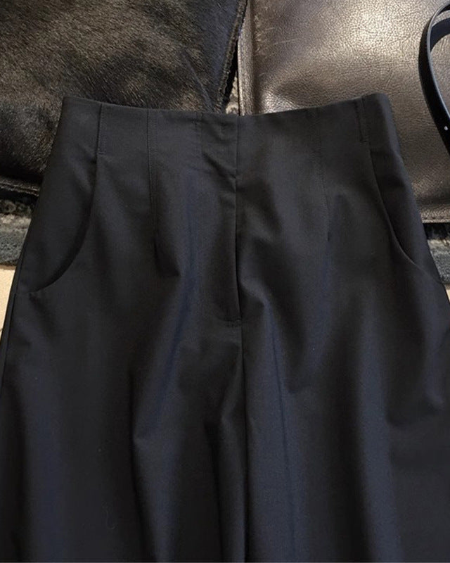 春季高腰繭型立裁別緻褲版長褲