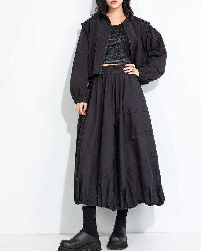 酷又甜包繩肩設計款短夾克