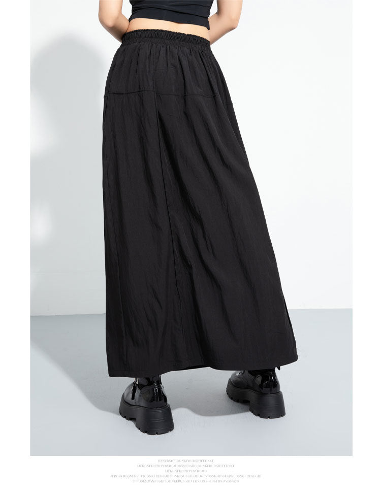 2026春夏高腰設計款顯瘦口袋A字裙