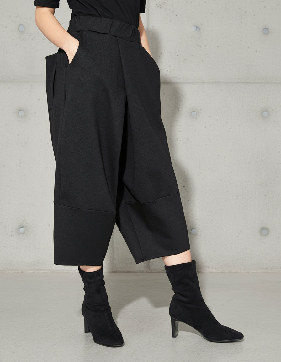 立體剪裁設計款七分潮褲8767