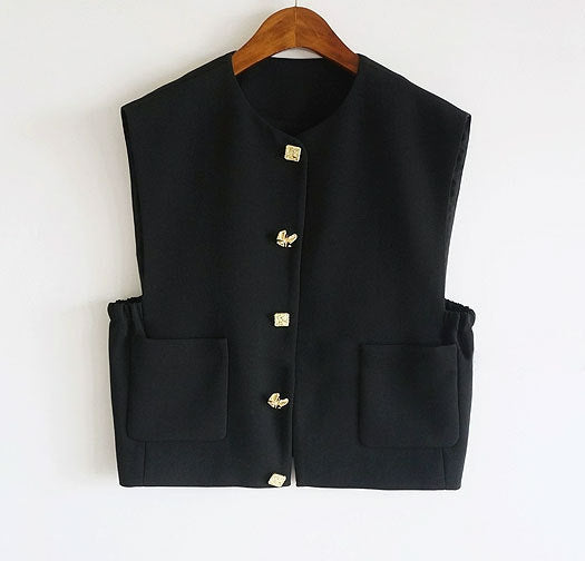 高質感Ｈ型短背心