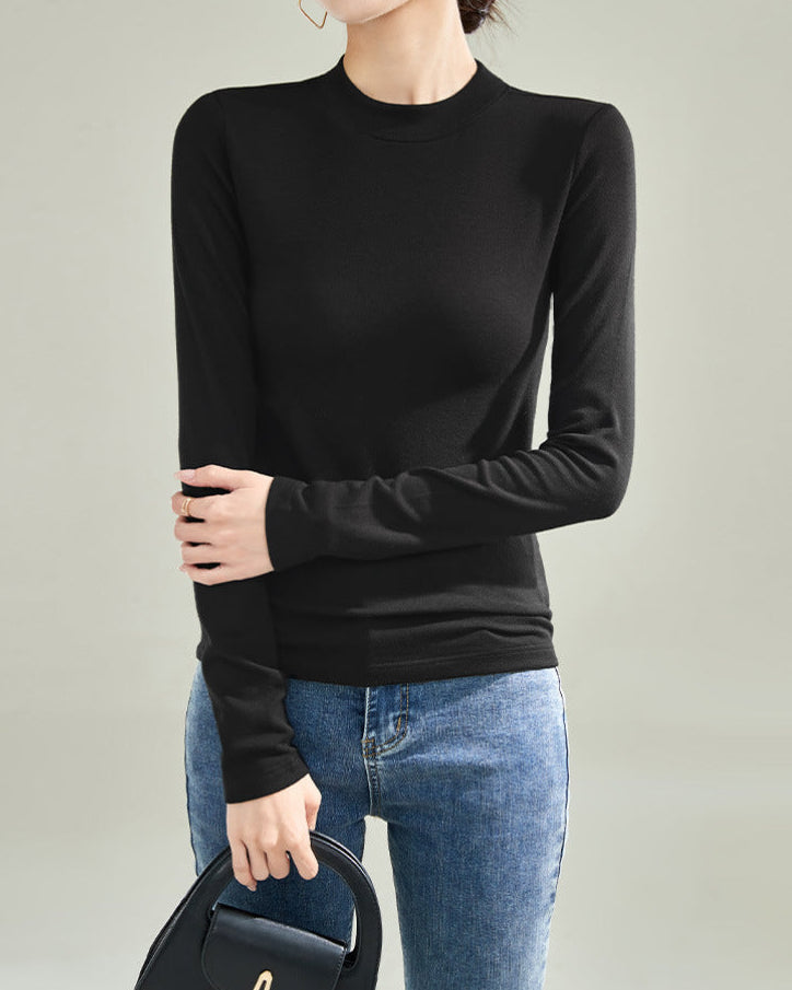 科技德絨＿小高領薄款72