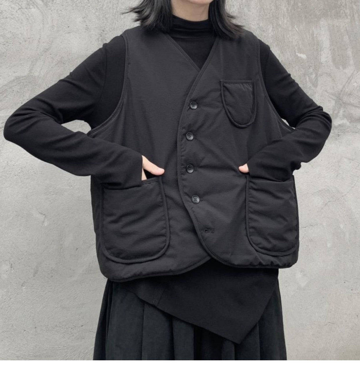 熱賣/百搭夾棉保暖造型背心