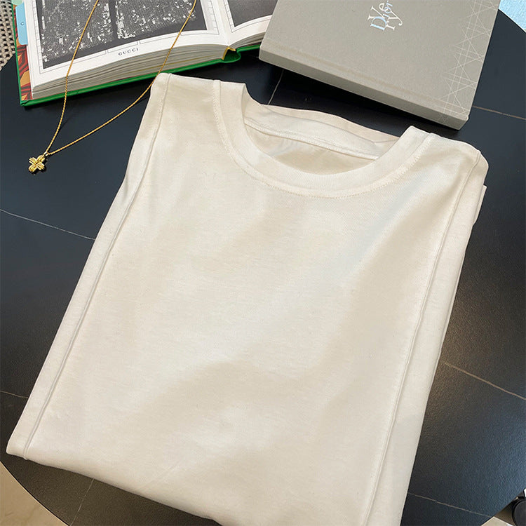 高品質絲光棉|不易變型叠穿長版T恤