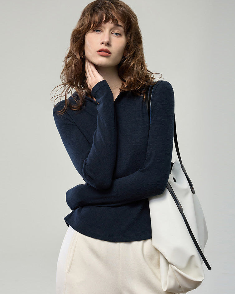 小拉鍊連帽針織上衣