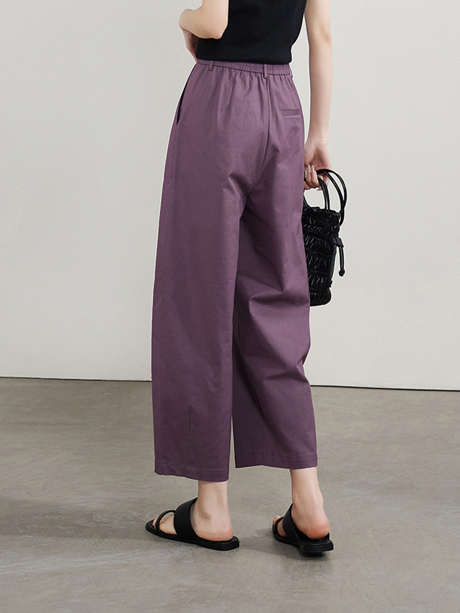 夏日新品～好感度百搭顯瘦八分褲