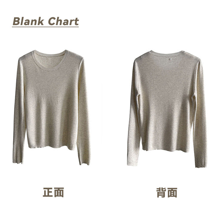 秋冬新款/圓領百搭包色薄毛衣-四色