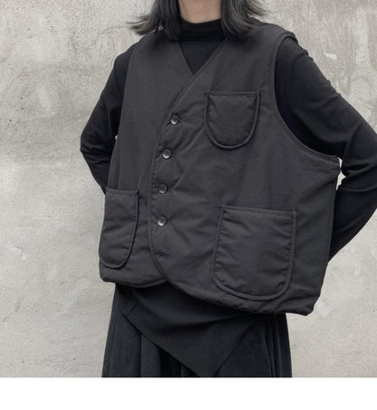 熱賣/百搭夾棉保暖造型背心