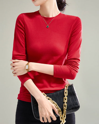 天絲羊毛＿小高領款97