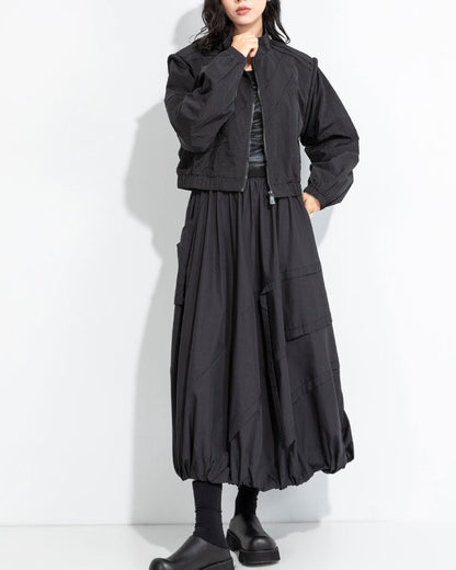 酷又甜包繩肩設計款短夾克