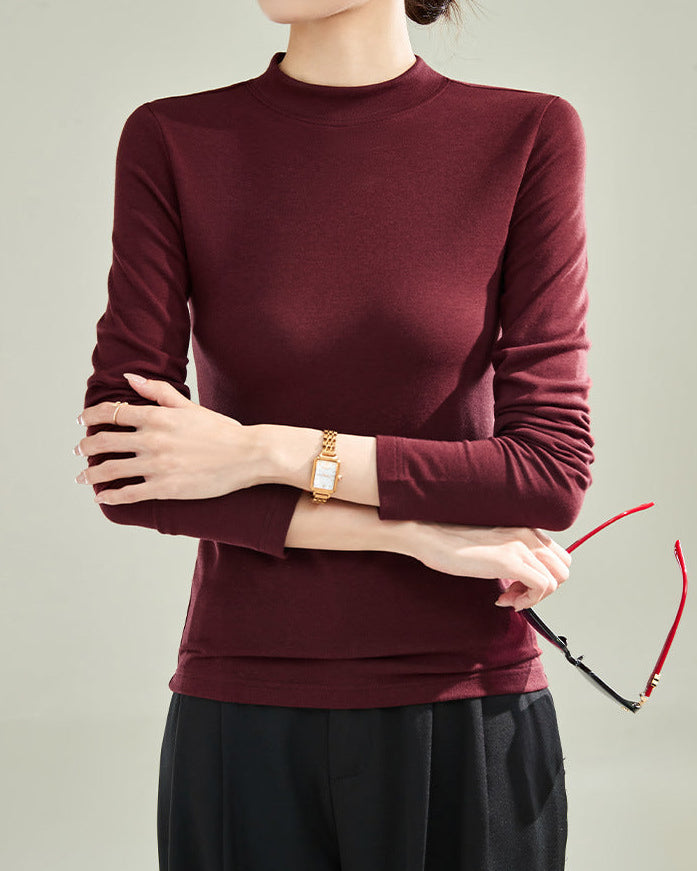 科技德絨＿小高領薄款72