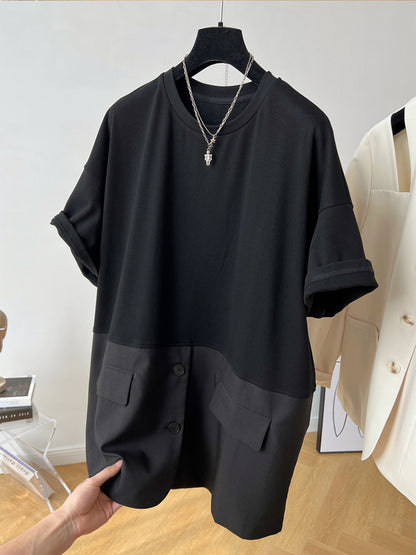設計款｜西裝下擺設計款造型Ｔ恤