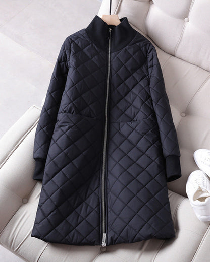 韓版加厚鋪棉大尺碼外套