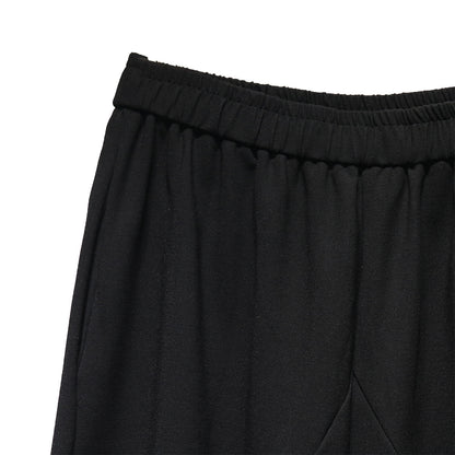 設計感寬直筒九分褲