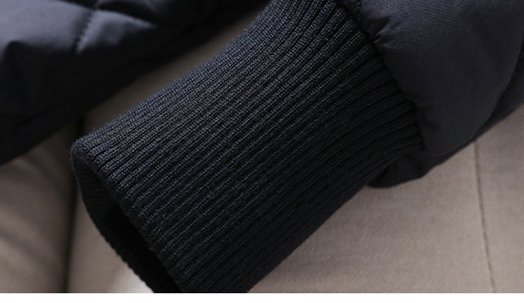 韓版加厚鋪棉大尺碼外套