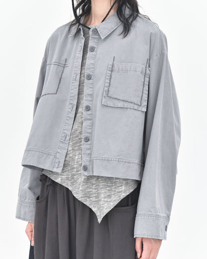 設計款解構口袋帥氣薄外套