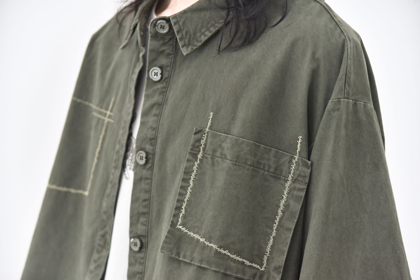 設計款解構口袋帥氣薄外套